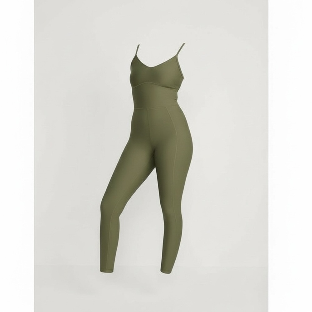Body Suit PowerSoft 7/8 Cami Woman’s Small Olive *SOLD OUT ONLINE** Old Navy